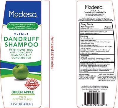 Image Of Shampoo (Mqdesa 2 In 1 Dandruff Shampoo Green Apple 13.5 Oz)